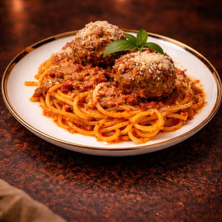 Wagyu Spaghetti & Meatballs